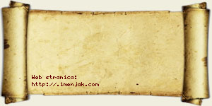 Nadja Isidorović vizit kartica